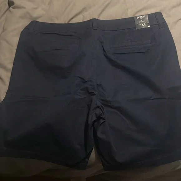 J. crew women’s shorts. Navy blue nwt - Picture 2 of 4